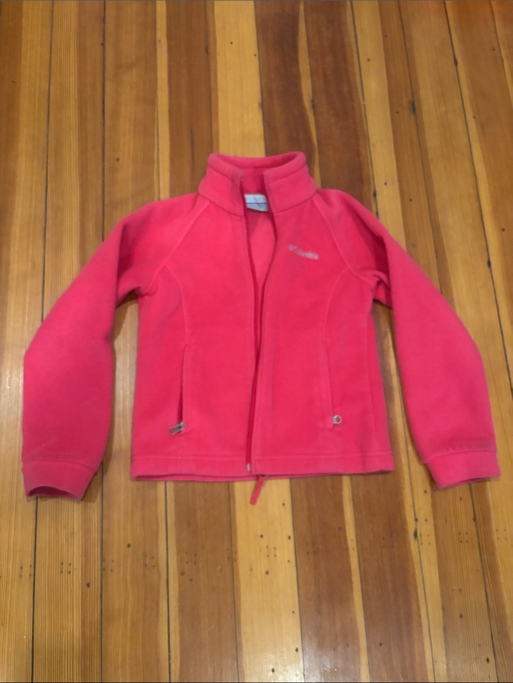 Columbia Kids Bright Pink Full-Zip Fleece Jacket - XS (6/6x)